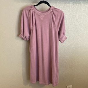 Pink cotton dress